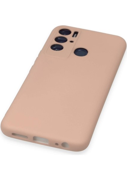Tecno Pova Neo Kılıf Nano Içi Kadife Silikon - Pudra Bstmy