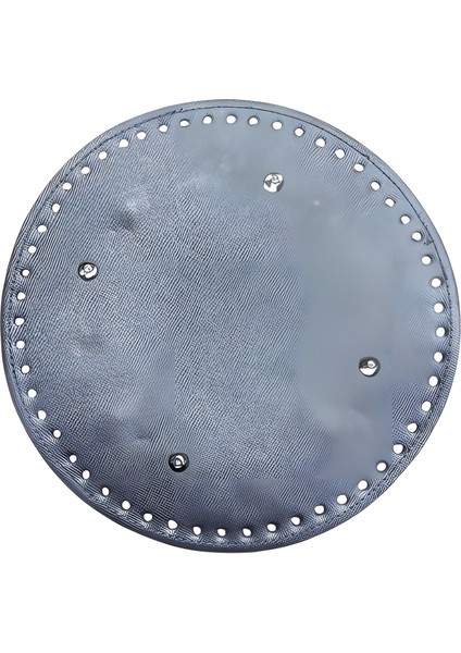 Rivetli Deri Çanta Tabanı Yuvarlak 22,5 cm