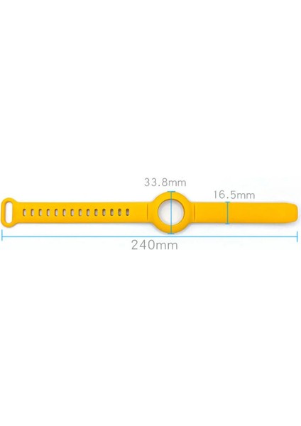 Apple Airtag Uyumlu Silikon Bileklik