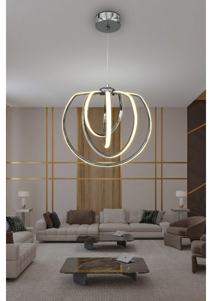 Afra 4\'lü Modern Sarkıt LED Avize