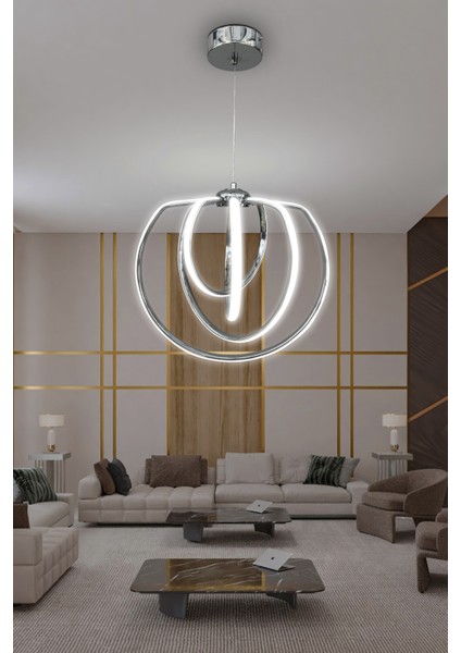 Afra 4\'lü Modern Sarkıt LED Avize