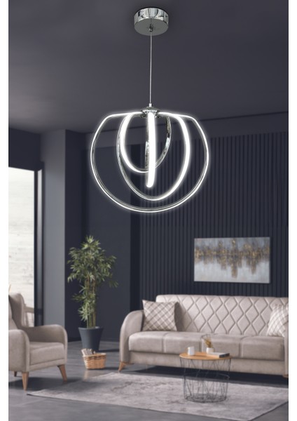 Afra 4\'lü Modern Sarkıt LED Avize