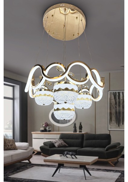 Sefa Model Taç Top 4 Toplu Ithal LED Avize