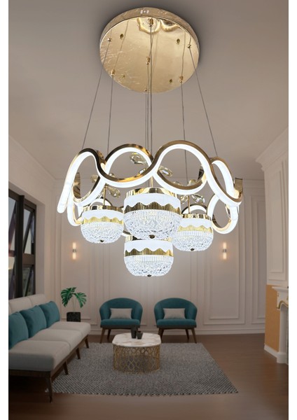 Sefa Model Taç Top 4 Toplu Ithal LED Avize fiyatları