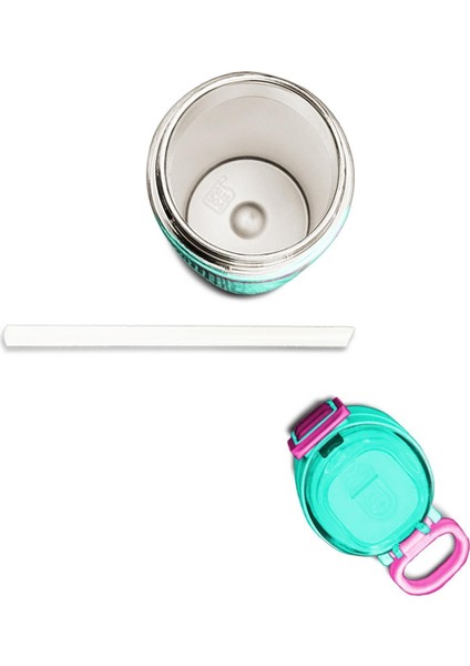 Kids Kız Desenli Pipetli ve Direkt Içim Çelik Termos 500 ml fiyatları