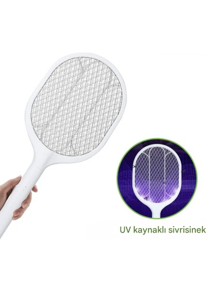 2-In-1 Elektrikli Anti-Sivrisinek Kovucu Mor Işıklı Lamba