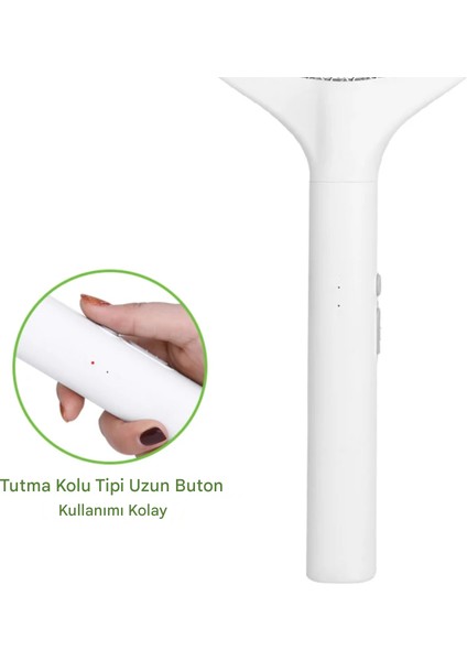 2-In-1 Elektrikli Anti-Sivrisinek Kovucu Mor Işıklı Lamba