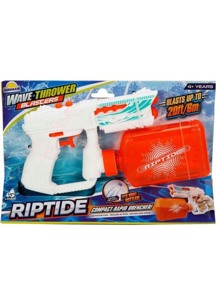 Riptide Su Tabancası 23CM. ile 250 ml Kapasite ve 6 Metre Atış Mesafesiyle Rakiplerini Islat!