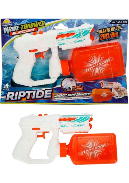 Riptide Su Tabancası 23CM. ile 250 ml Kapasite ve 6 Metre Atış Mesafesiyle Rakiplerini Islat!
