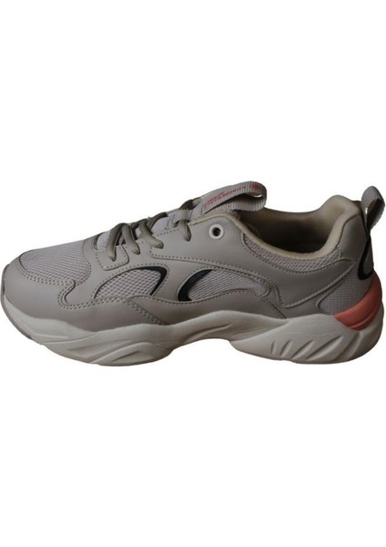 Kadın Beyaz Krem Fileli Comfort Kalın Taban Günlük Spor Ayakkabı modelleri