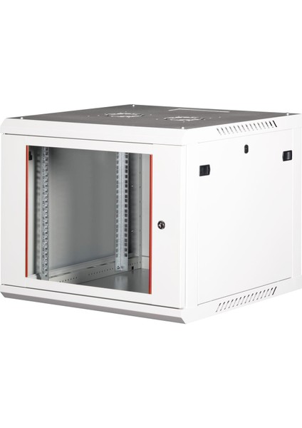 - 9u 19" Duvar Tipi Rack Kabinet – Genişlik: 600 mm | Derinlik: 600 mm – Açık Gri