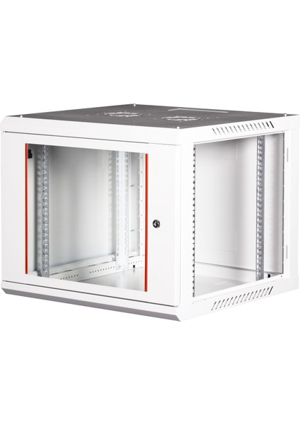 - 9u 19" Duvar Tipi Rack Kabinet – Genişlik: 600 mm | Derinlik: 600 mm – Açık Gri