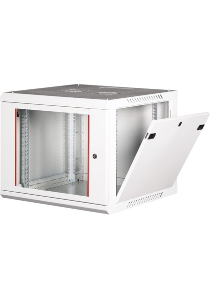 - 9u 19" Duvar Tipi Rack Kabinet – Genişlik: 600 mm | Derinlik: 600 mm – Açık Gri