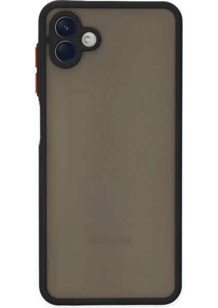 Samsung Galaxy A04 Kılıf Montreal Silikon Kapak - Siyah Bstmy