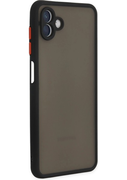 Samsung Galaxy A04 Kılıf Montreal Silikon Kapak - Siyah Bstmy