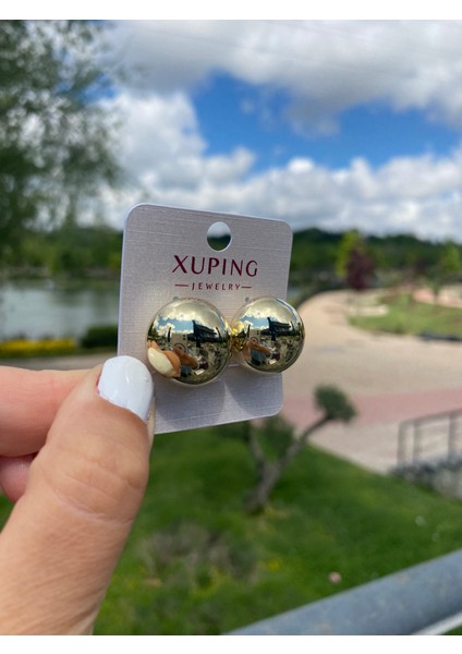 Xuping Xp 14K Altın Renk Kaplama Hediyelik Suya Dayanıklı Kadın Küpe fiyatları