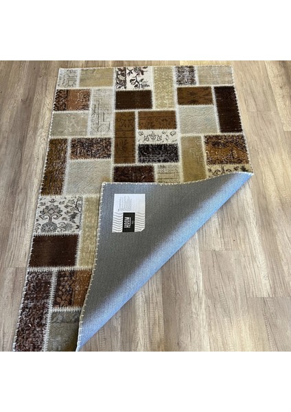 Patchwork Kahve Kutulu El Dokuma Kilim fırsatları
