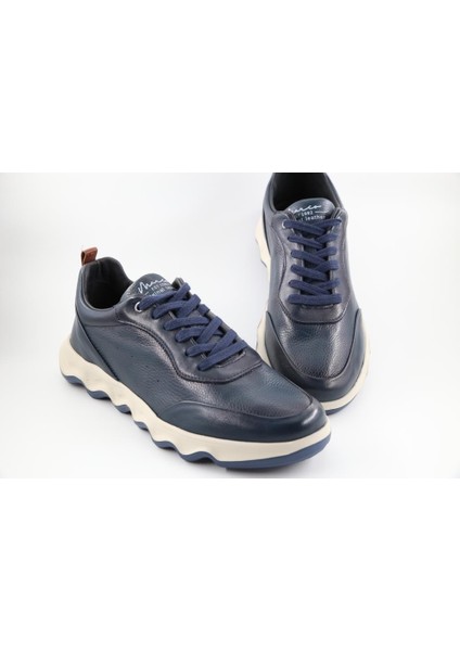 Marcomen 20414 Hakiki Deri Lacivert Erkek Günlük Ayakkabı fırsatları