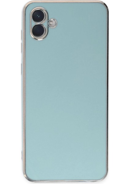 Samsung Galaxy A04 Kılıf Volet Silikon - Açık Yeşil Bstmy