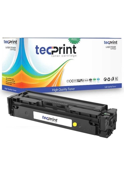 Canon MF655CDW Yüksek Kapasiteli 067H Sarı Muadil Toneri