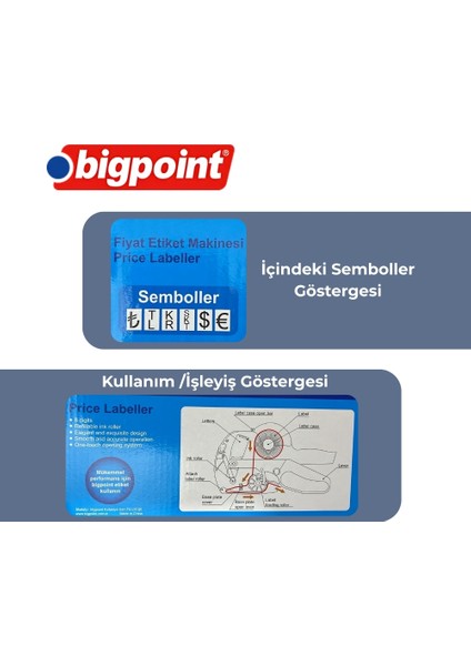 | Etiket Makinesi, Doldurulabilir, 8 Haneli Yazım, 21X12 mm Etiket, Etiketi Uygunluğu, Siyah
