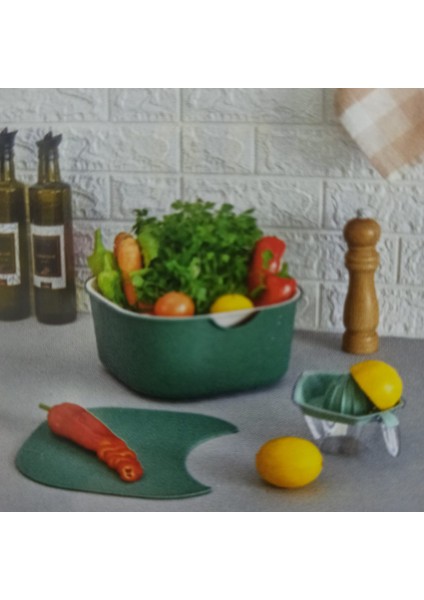 Akıllıelma-Moı Suzgeclı Set 5 Parca Yesıl fiyatları