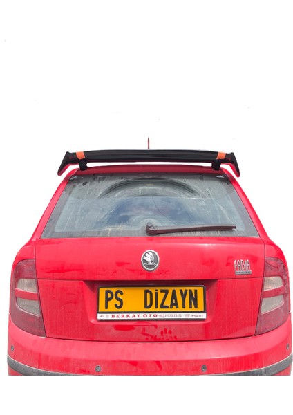 Skoda Fabia ( 2006 - 2014 ) Üniversal Plastik Boyasız Spoiler modelleri