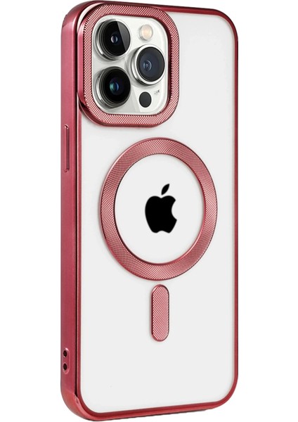 Iphone 15 Pro Kılıf Kronos Magsafe Kapak - Bordo Bstmy