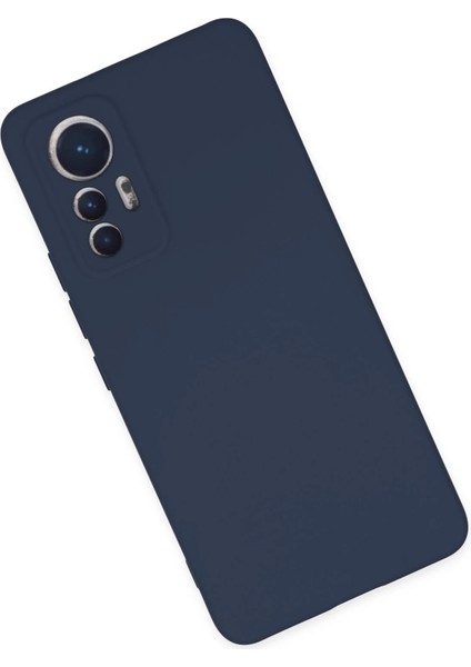 Xiaomi Mi 12 Lite Kılıf Nano Içi Kadife Silikon - Lacivert Bstmy