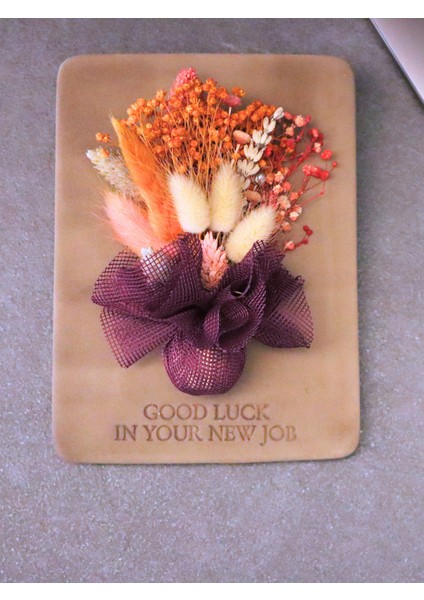 ile Çok Özel Hediyeler 🎁 Ofis Masa Süsü 🎁 Good Luck In Your New Job – Yeni Işinde Bol Şans! Şık Masa Süsü
