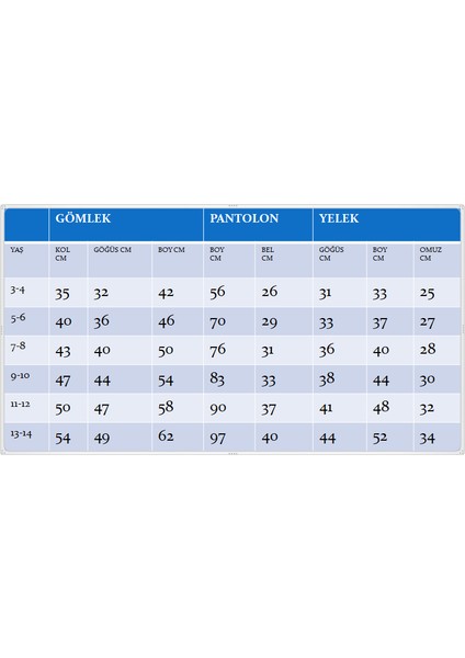Erkek Çocuk Yelekli Slim Fit Takım Elbise – 4 Parça (Yelek, Pantolon, Gömlek, Papyon) TE.7026