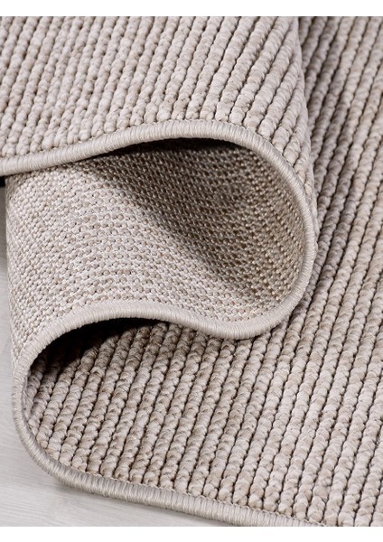 Ekati EC03 Bej Bukle Salon Halısı Oturma Odası Halısı Kesme Halı Yolluk Dokuma Koridor Halısı