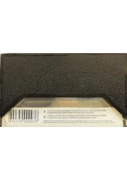Kaset Ahmed Arif – Hasretinden Prangalar Eskittim 1993 Baskı Kaset