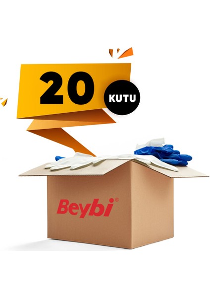 Pudrasız Mavi Nitril Eldiven | 100'LÜ Kutu | Tek Kullanımlık | Non-Steril | Xl Beden Seçenekli