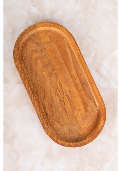 Doğal Ahşap Sunumluk Yağdanlık Stantı Sabunluk Stantı Ahşap Sunumluk Tahta Stand 21 cm x 10.5 cm