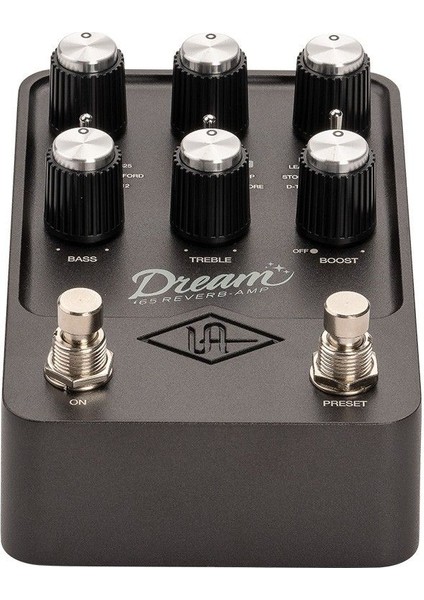 Uafx Dream '65 Reverb Amplifier Pedal 60'ların Klasik Amerikan Tüplü Amplifikatör Modellemesi