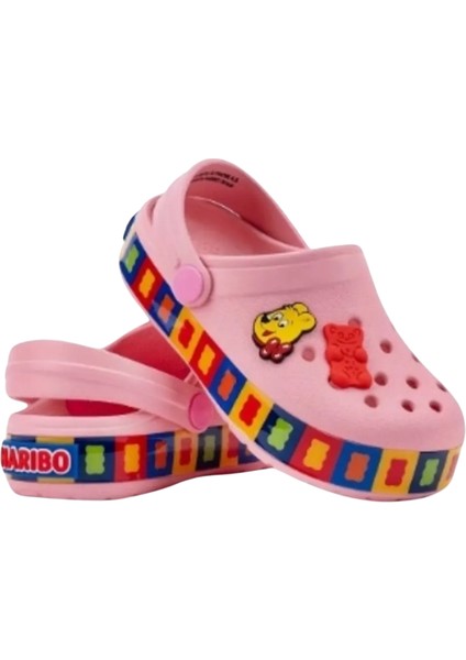 Çocuk Eva Sandalet 25-35 Numara Pembe