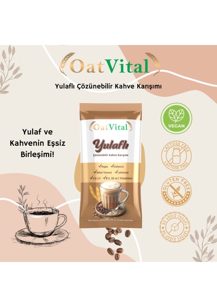 Yulaf Sütlü ve Kahveli İçecek Karışımı-15'li Stand