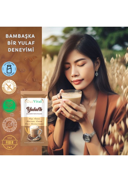 Yulaf Sütlü ve Kahveli İçecek Karışımı-15'li Stand