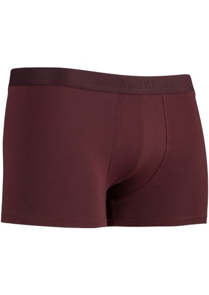 Bordo Pamuklu Boxer