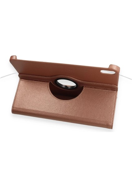Ipad 2022 10.9 (10.nesil) Kılıf 360 Tablet Deri Kılıf - Rose Gold Bstmy