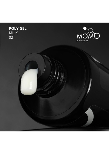 Protez Tırnak Için Poly Gel, Poli Jel, No.02, Süt Beyazı, 30 gr modelleri