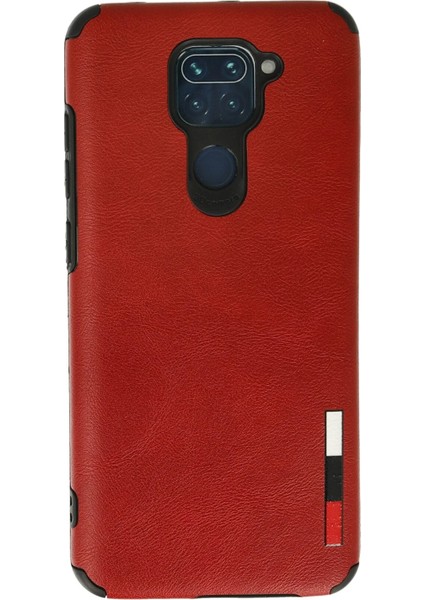Xiaomi Redmi Note 9 Kılıf Loop Deri Silikon - Kırmızı Bstmy