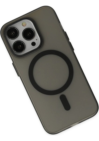 Iphone 14 Pro Kılıf Lodos Magneticsafe Mat Kapak - Siyah Bstmy