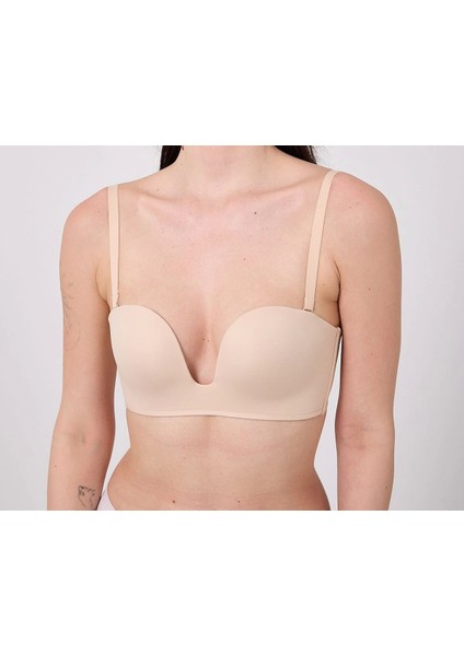 MSF05 Destekli V Dekolte Lazer Kesim Sütyen modelleri