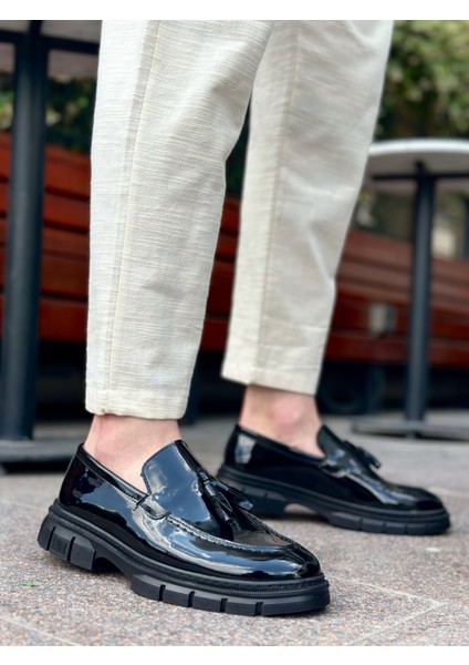 BA0240 Püsküllü Rugan Klasik Yüksek Taban Casual Erkek Ayakkabı fiyatları