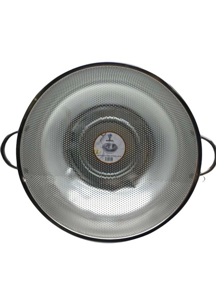 Metal Kulplu Çelik Tel Sepet Süzgeç 32CM (4887)