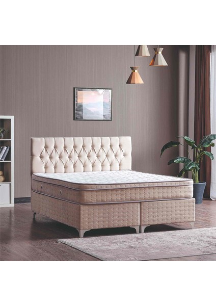 Zümrüt Herkül Yaylı Ortopedik 24 cm Yükselikte Çift Kişilik Yatak modelleri