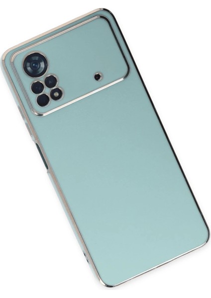 Xiaomi Poco X4 Pro 5g Kılıf Volet Silikon - Açık Yeşil Bstmy