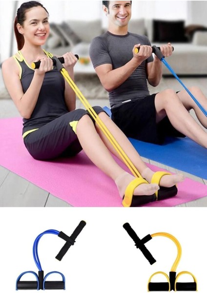 Body Trimmer Mekik Çekme Aleti Evde Spor Egzersiz Lastiği Karın Kol Kalça Ayak Tüm Vücut